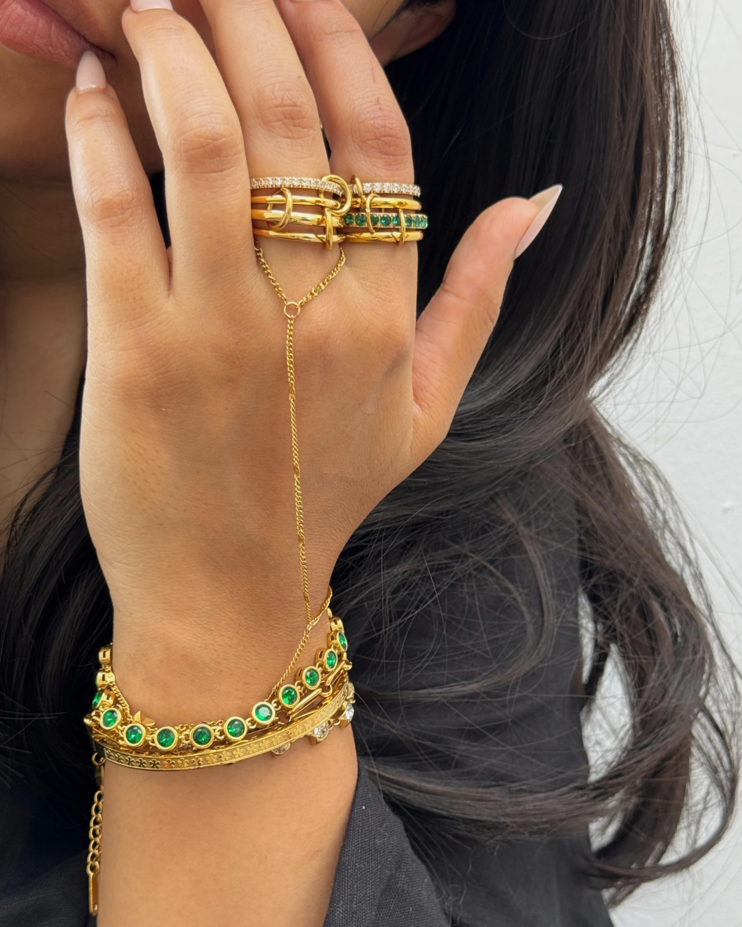 Zemra stacked ring