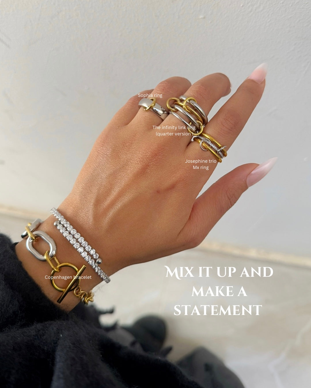 Josephine trio Mx ring