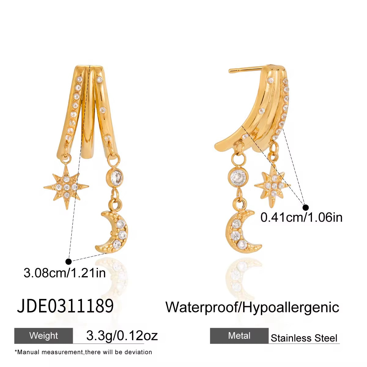 Midnight Orbit earrings