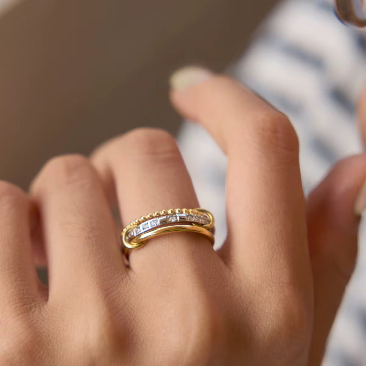 The Linea Stack ring