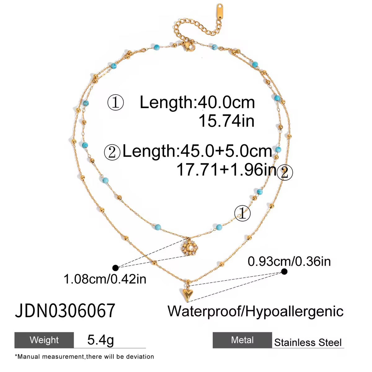 Ael layered necklace