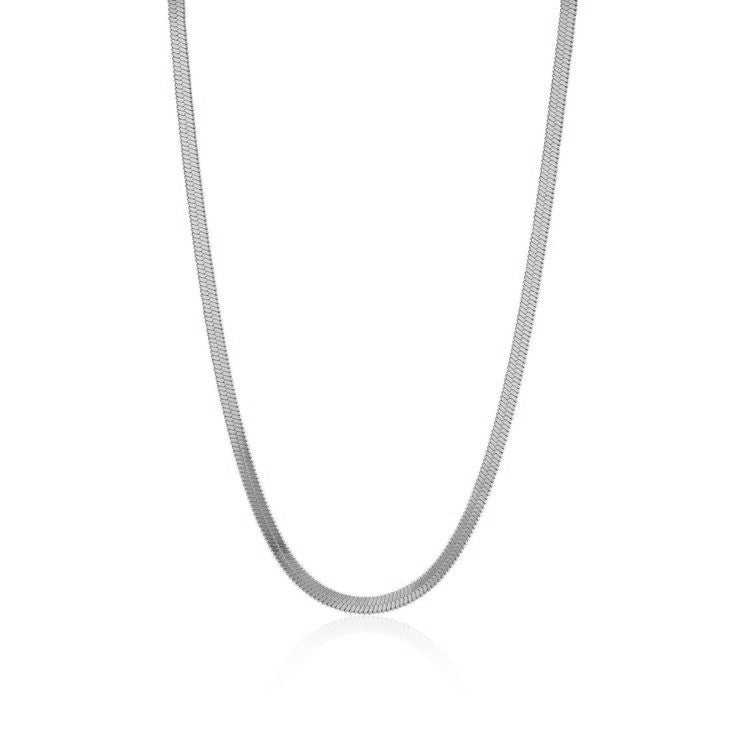 Flat Snake chain necklace