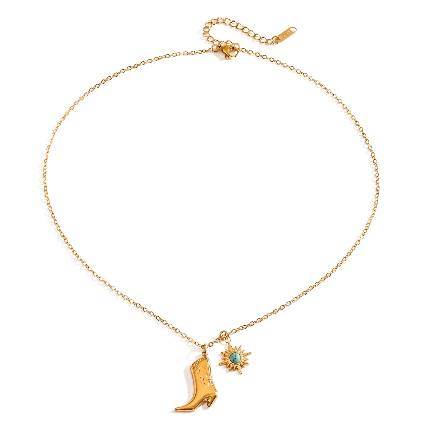 Country soul boot necklace