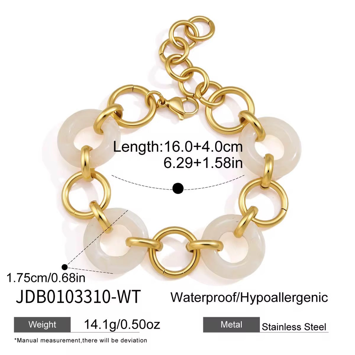 Clay & Co. Chain bracelet