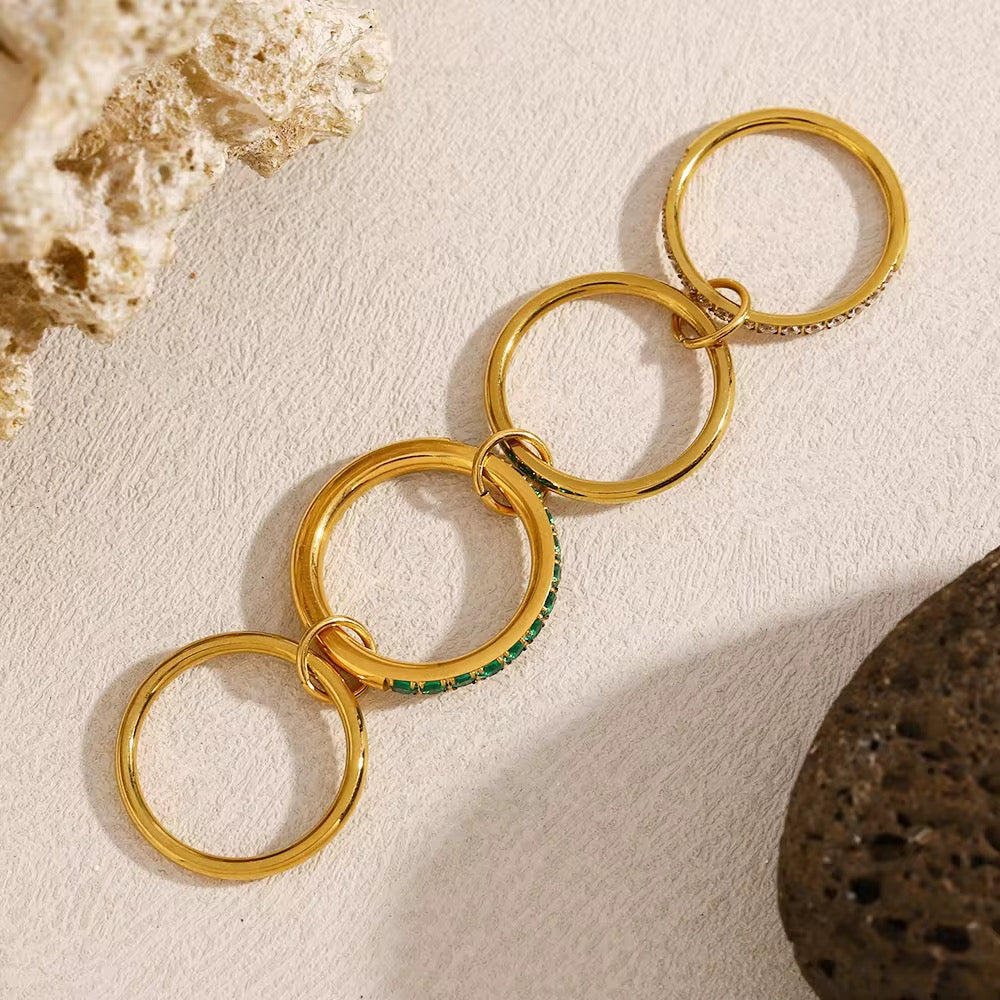 Zemra stacked ring