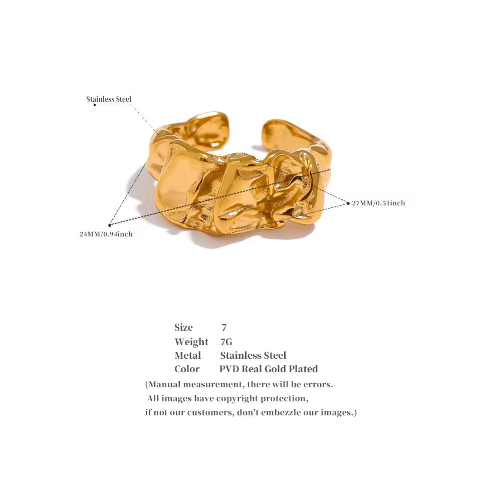 Gold magma ring