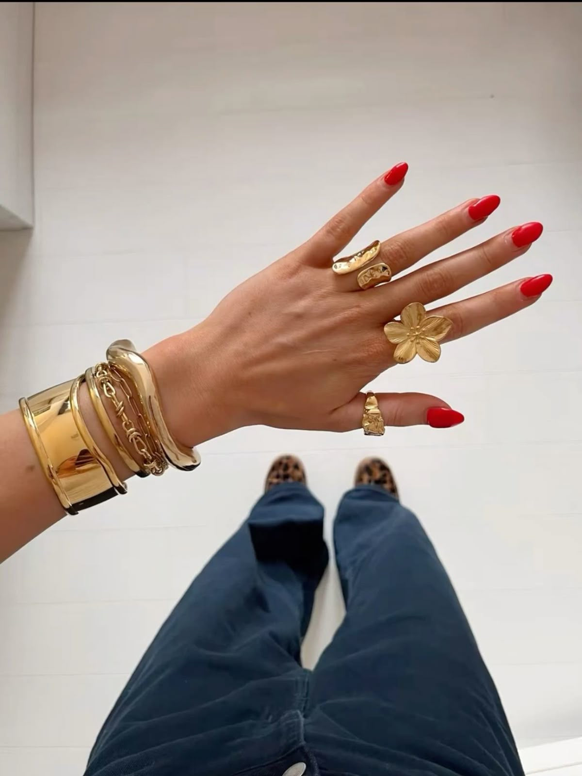 fleur dorée ring