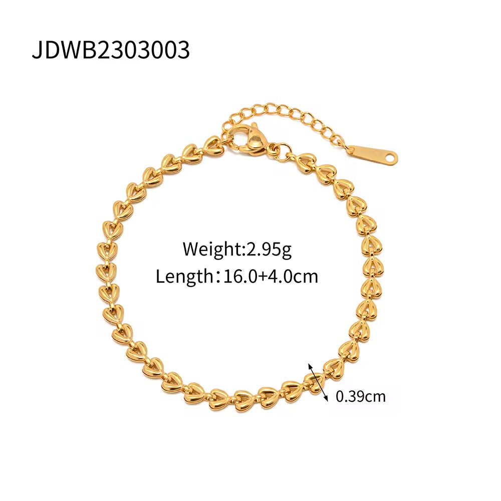 Gold tova bracelet