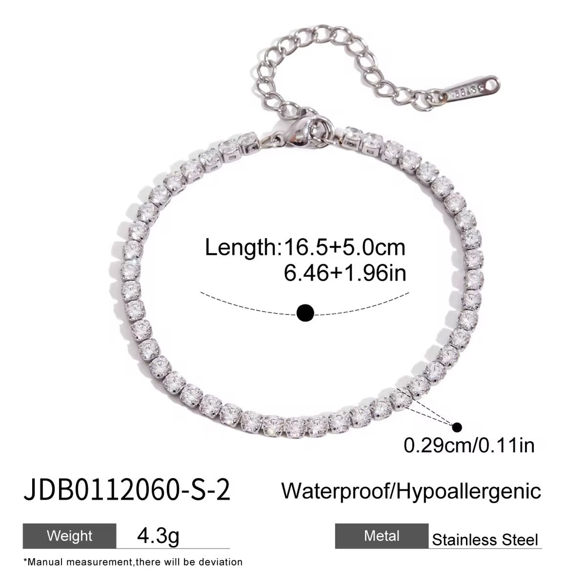 Silver Liora bracelet