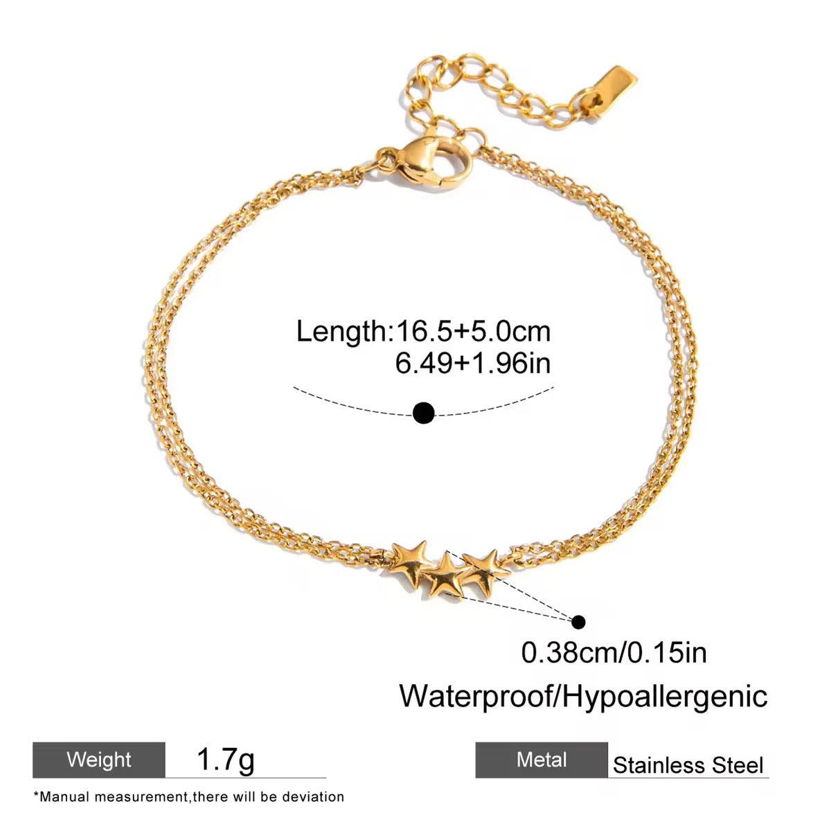 sterretjes bracelet