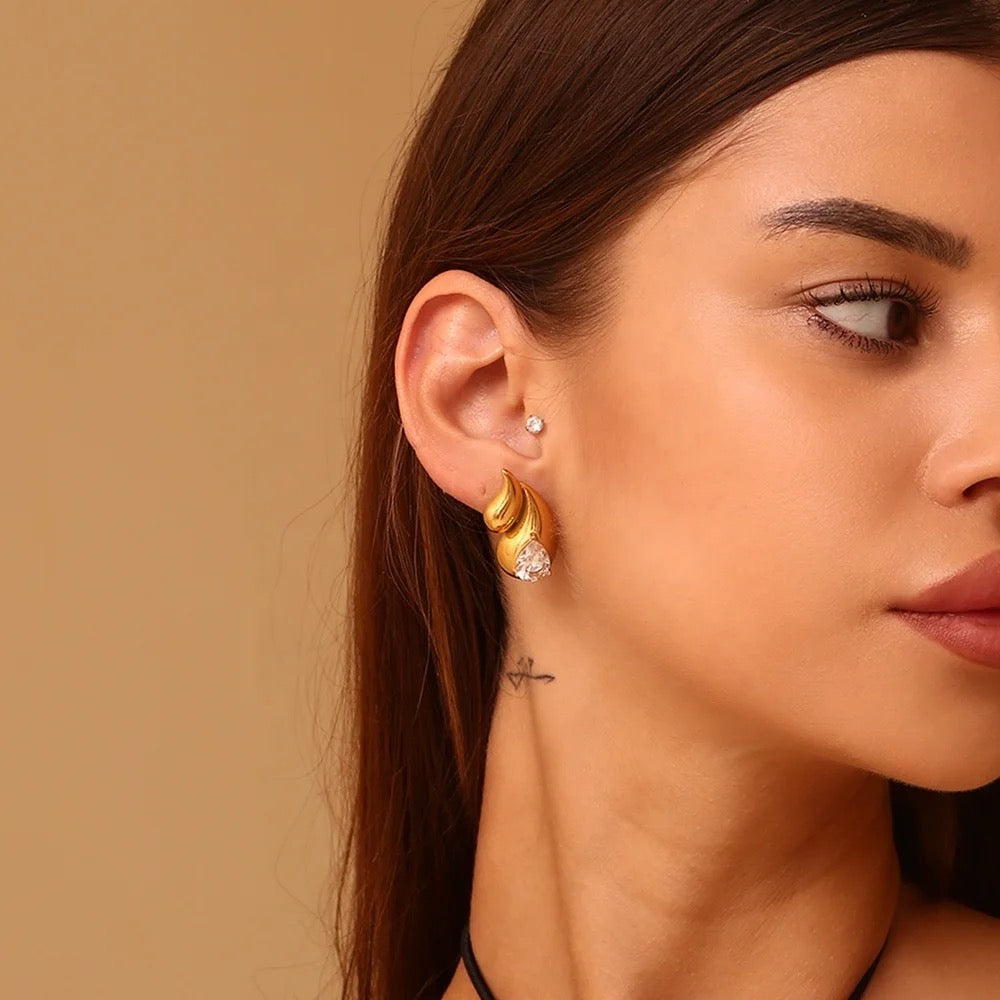 Becca drop earrings