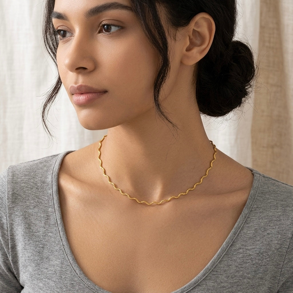 Waves necklace