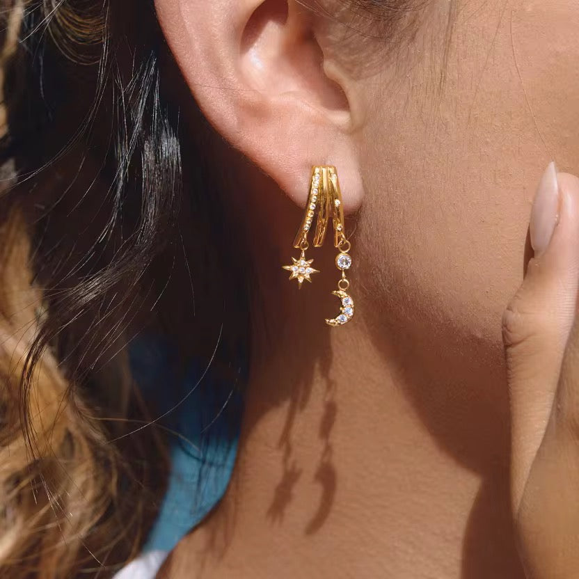 Midnight Orbit earrings