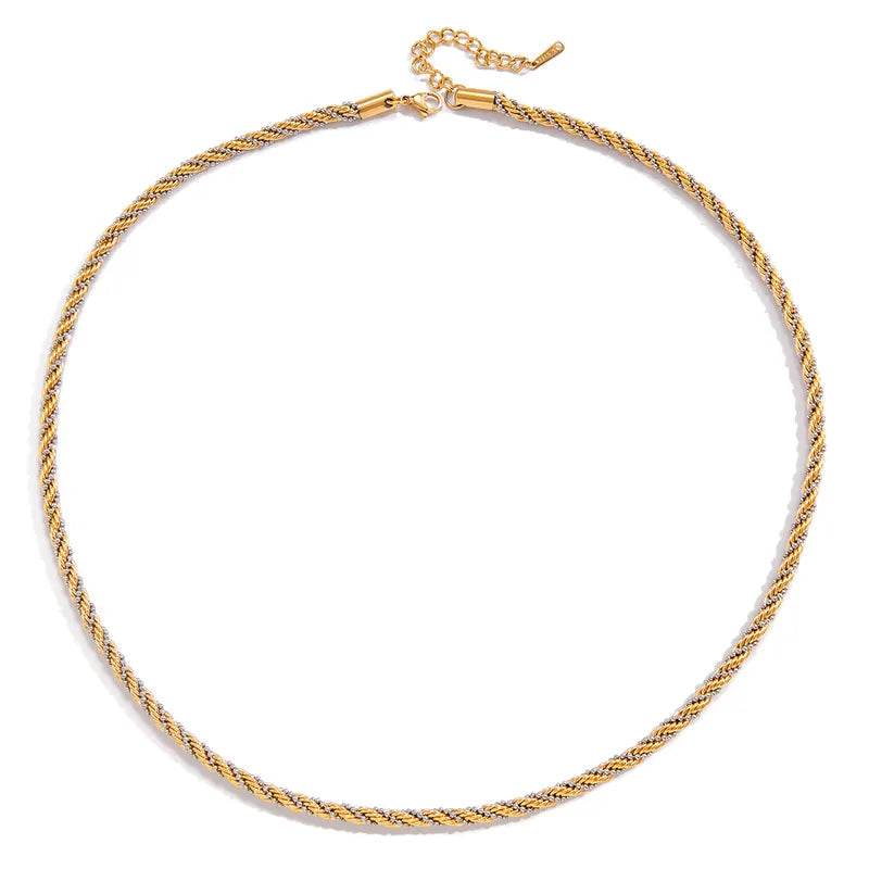 Chord chain necklace