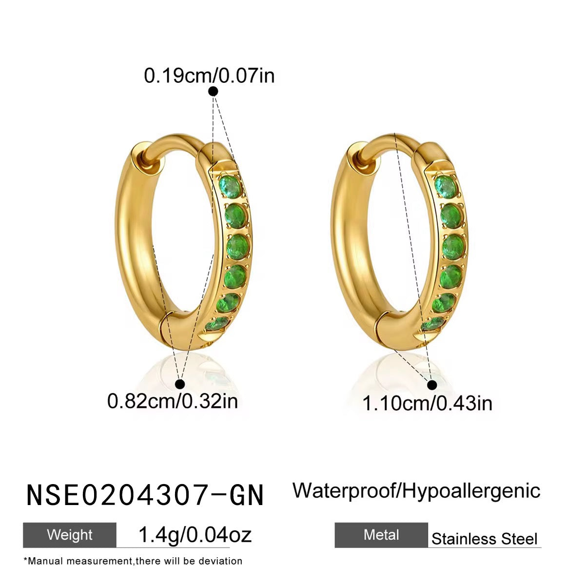Mini prism hoop (GN)