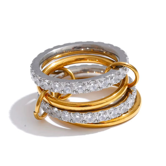 The Bond Stacked ring