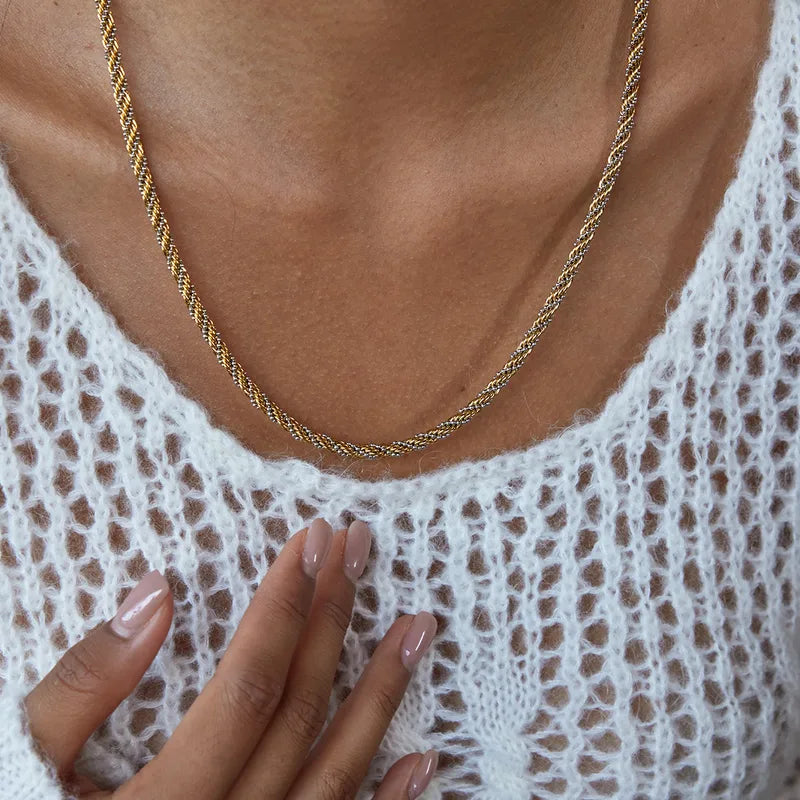 Chord chain necklace