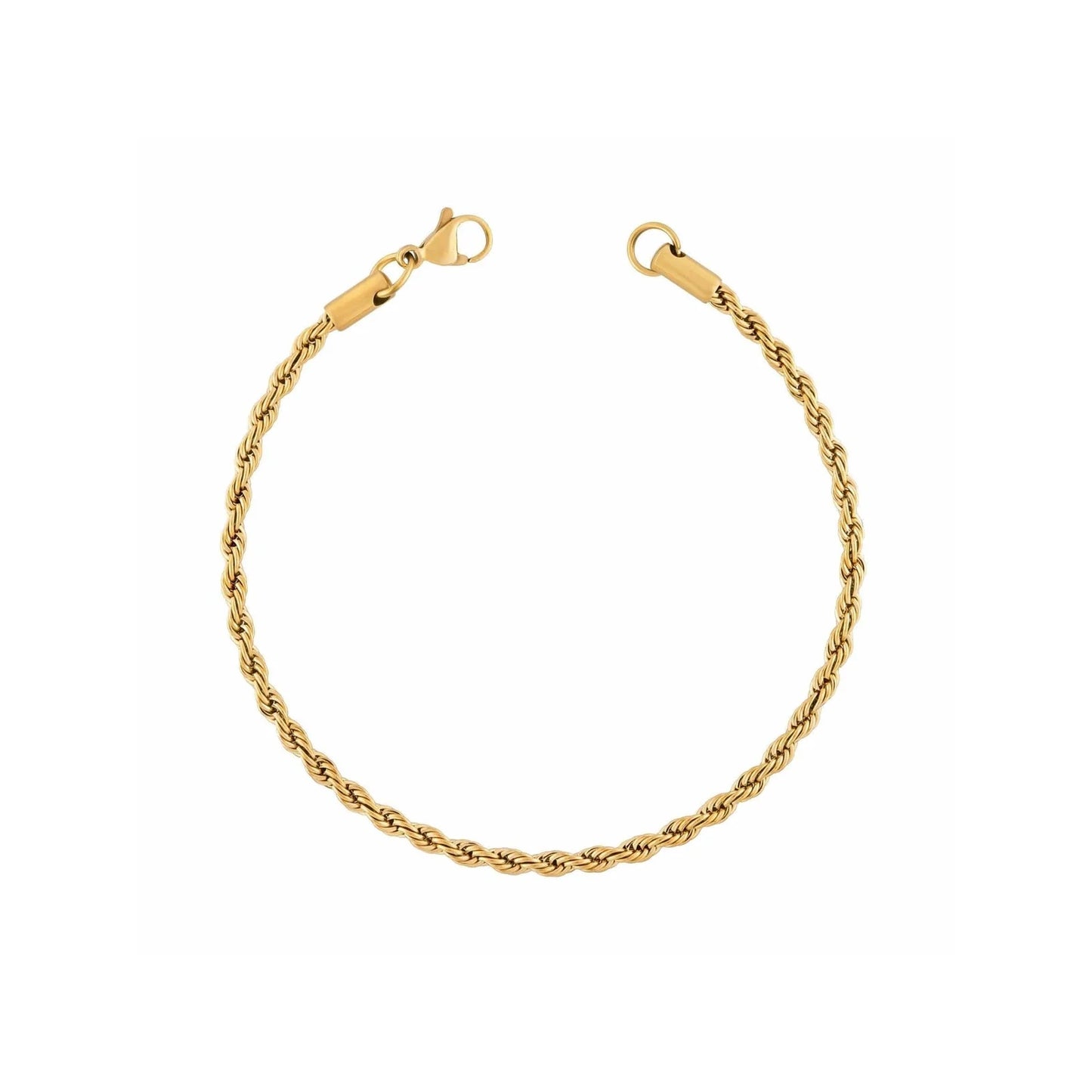 3mm rope chain bracelet