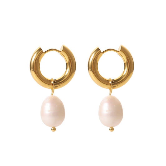 Freya Pearl hoop
