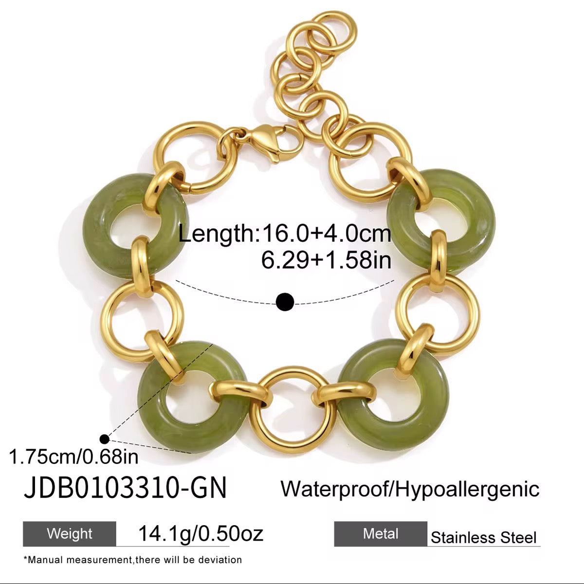 Clay & Co. Chain bracelet