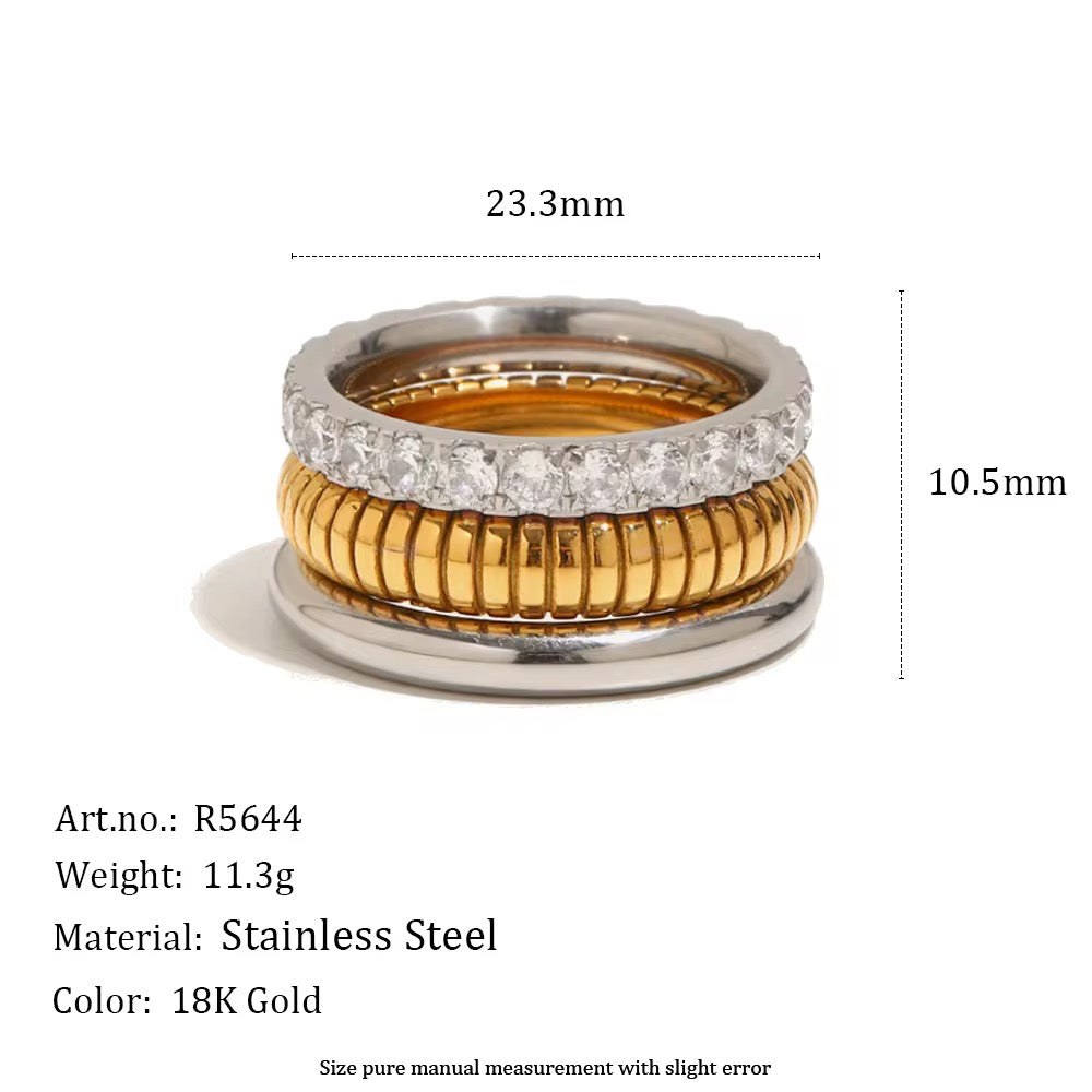 Alianza stacked rings