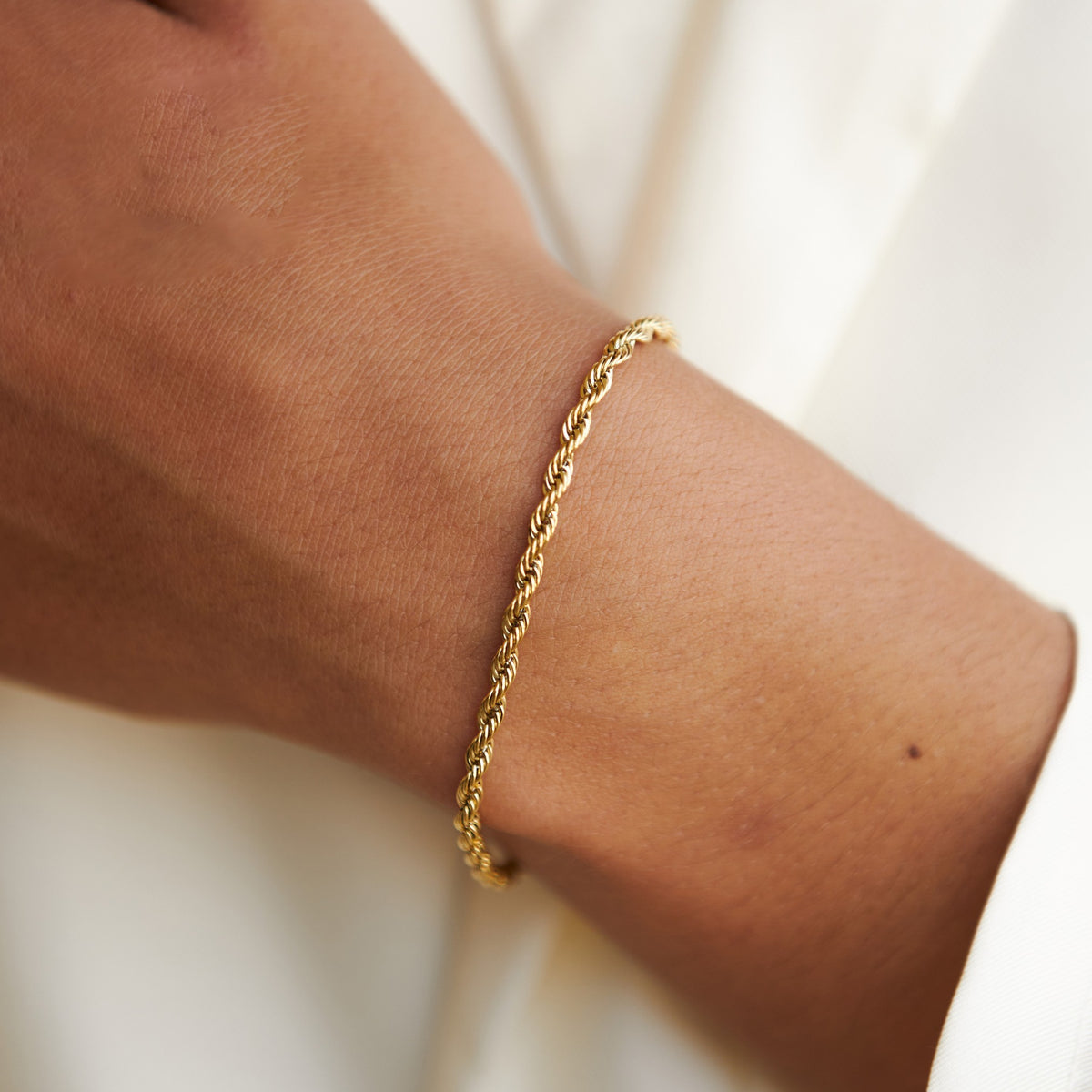 3mm rope chain bracelet