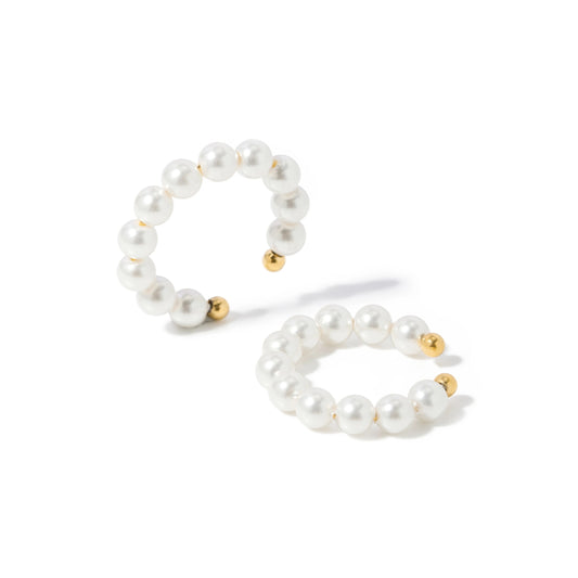 Pearl earcuffs