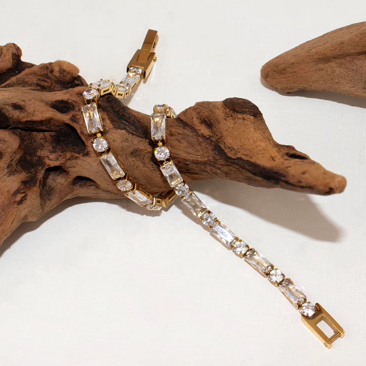 Aurelia Baguette Tennis Bracelet