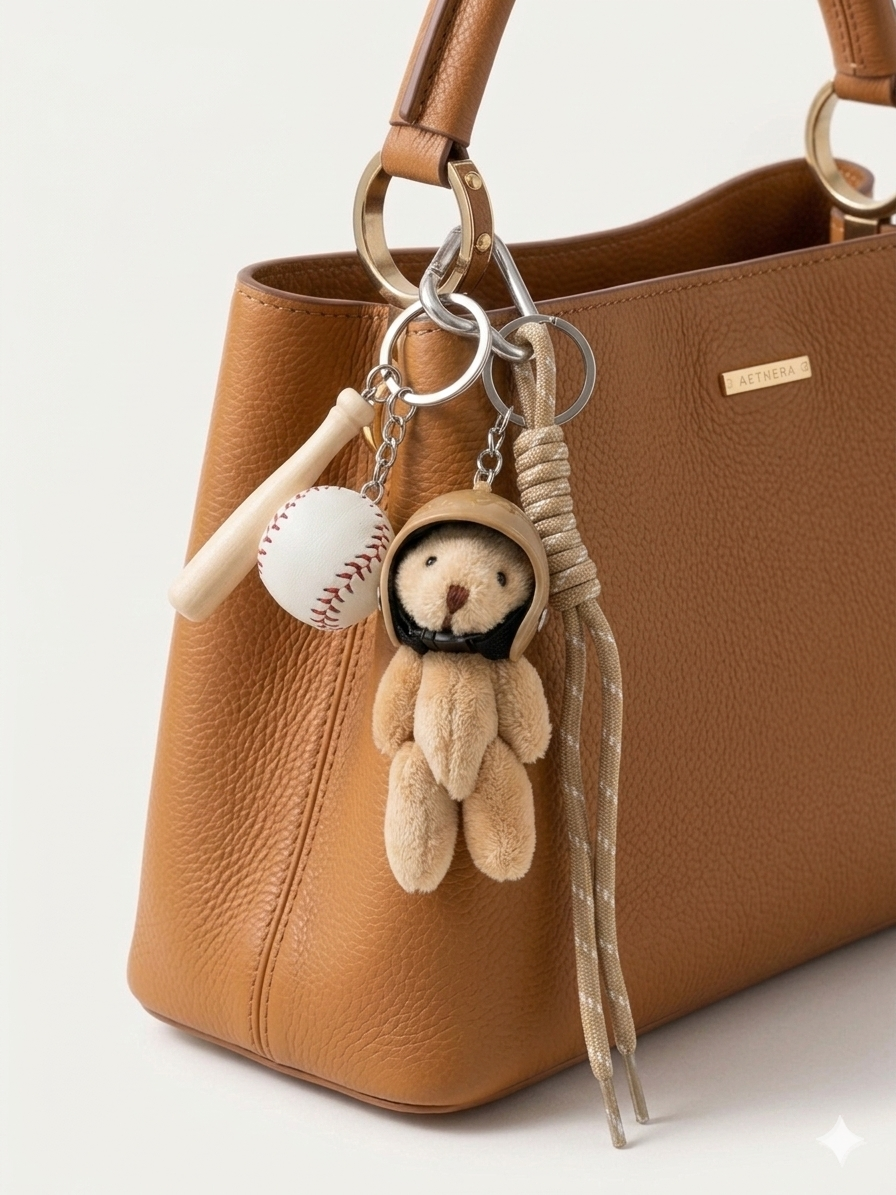 Rally Pilot bag charm
