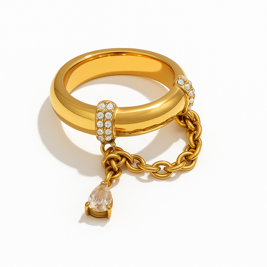 Gold Nyra ring