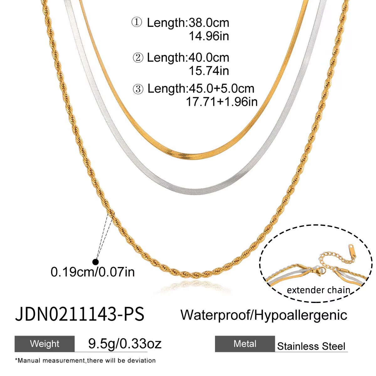 The Meridian Cord Set Necklace
