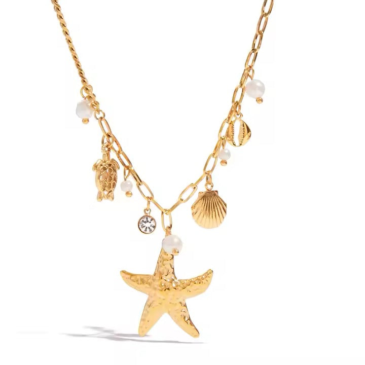 Athena charm necklace