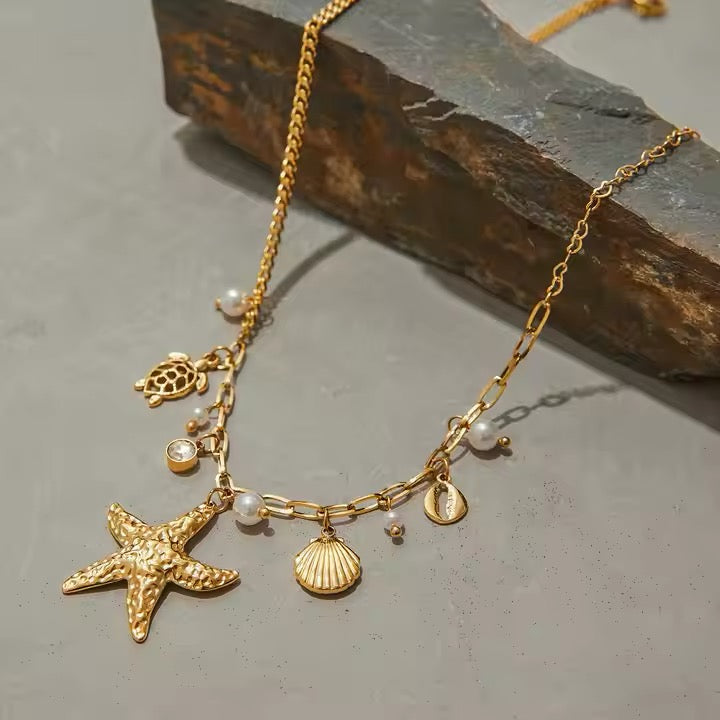 Athena charm necklace