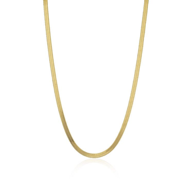 Flat Snake chain necklace